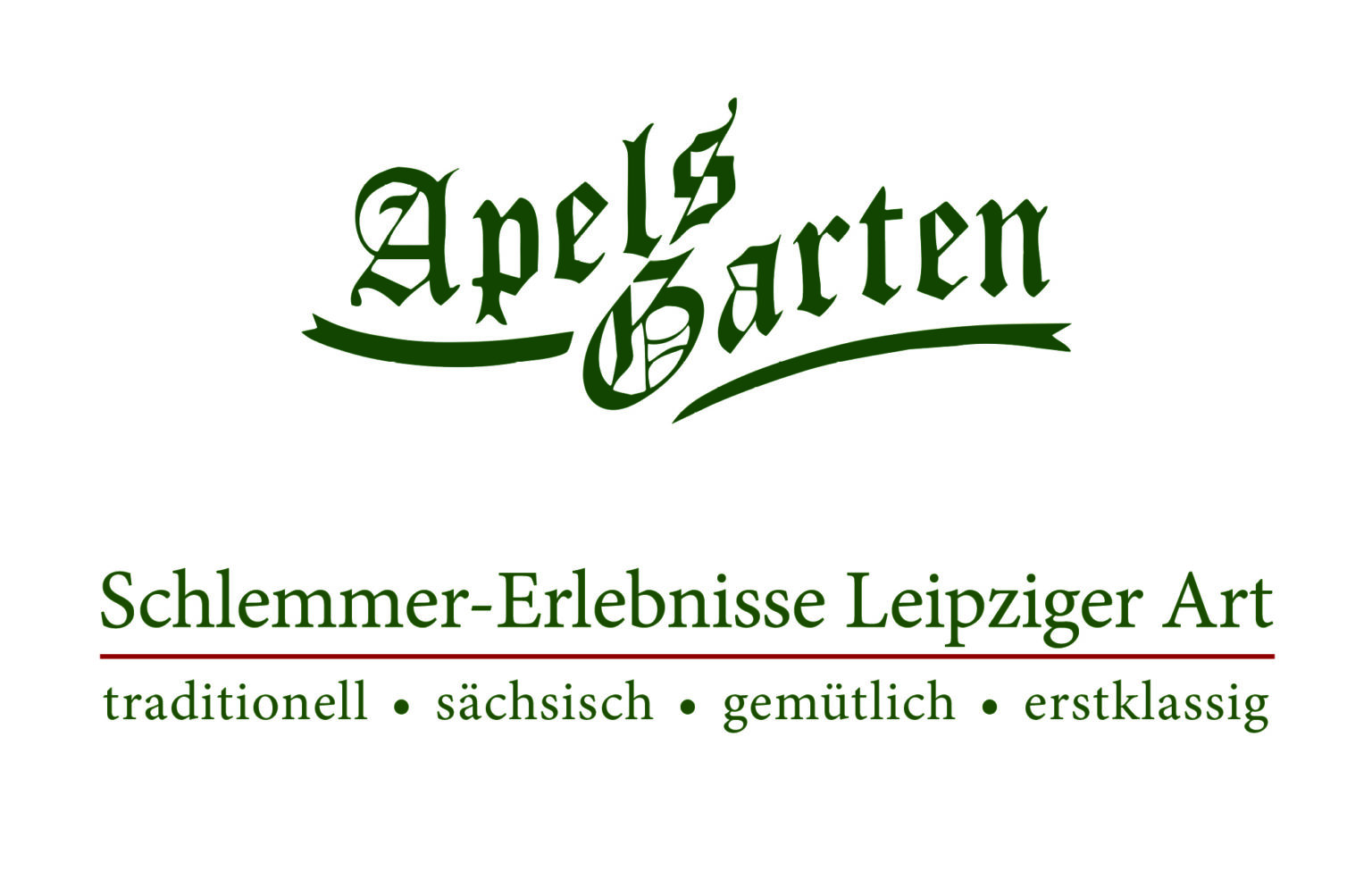 Menüs Apels Garten